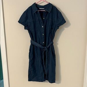Calvin Klein Jeans Dark Blue Midi Dress